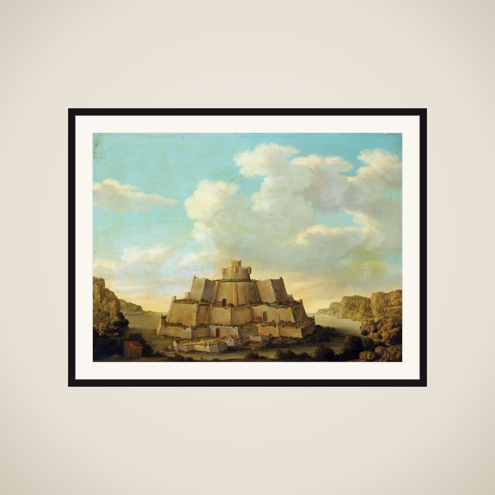 A Fortress framed