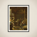 Soldiers in a Stable framed