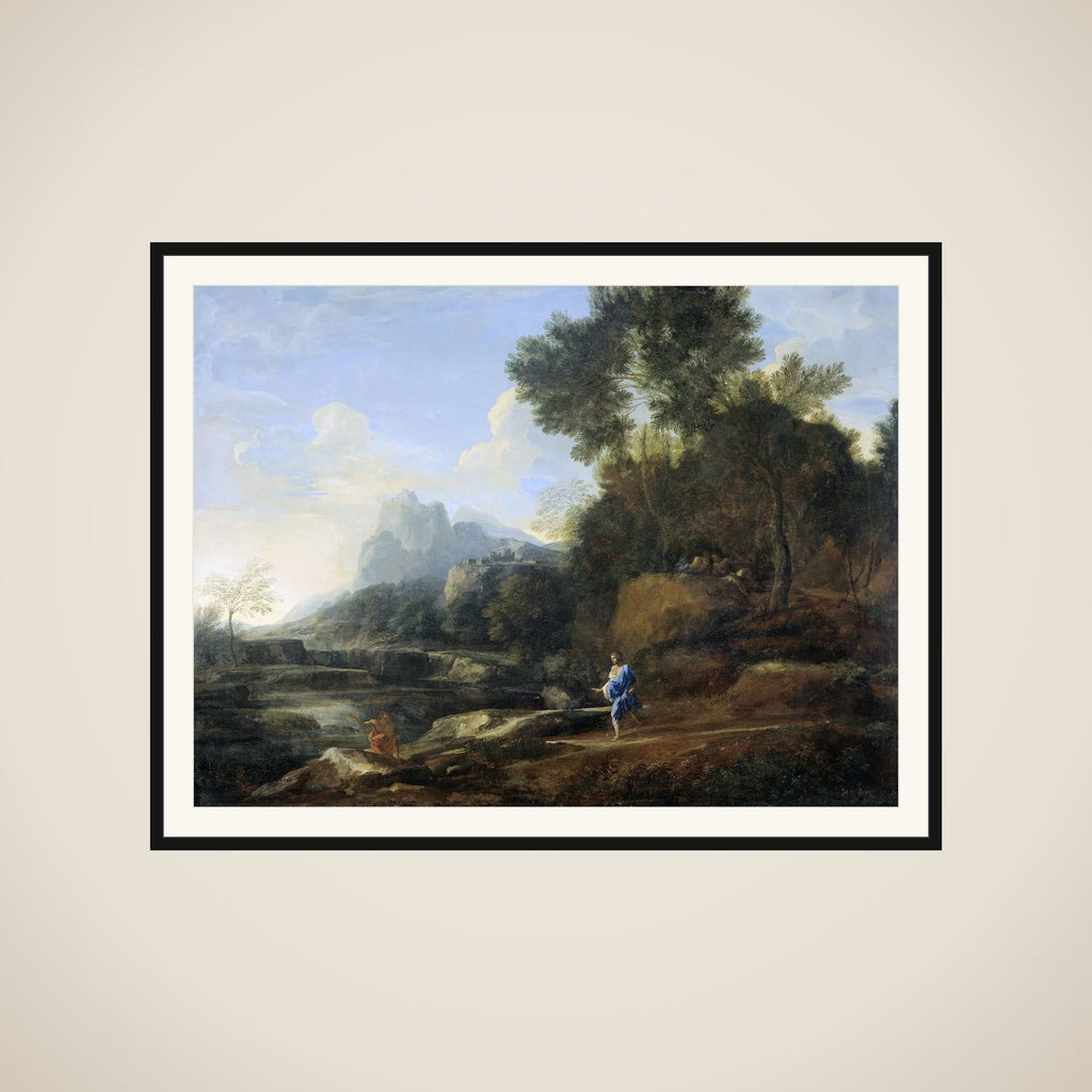 Italian Landscape framed