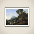 Italian Landscape framed