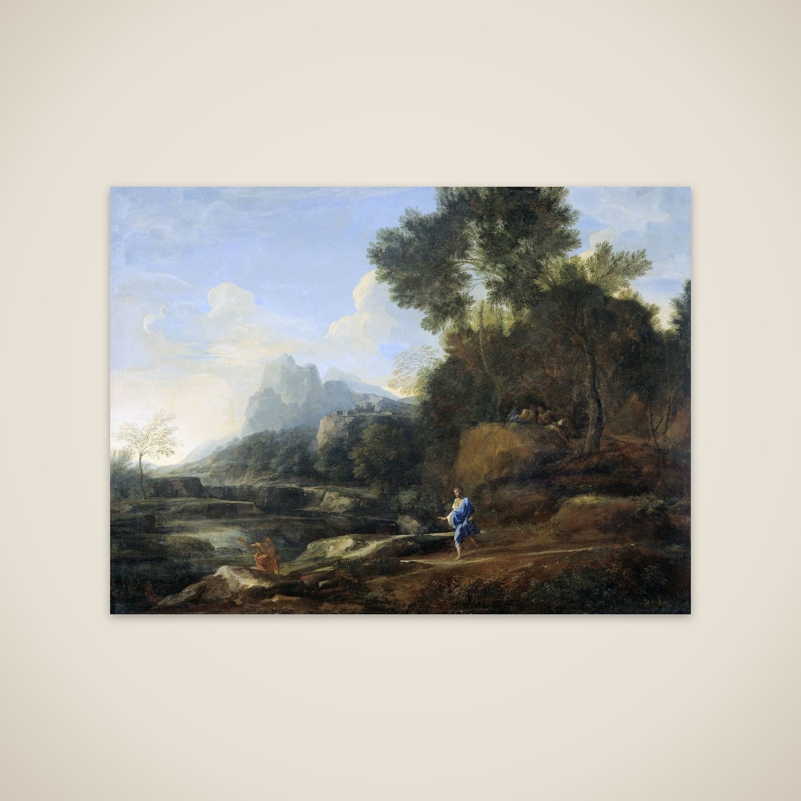 Italian Landscape unframed print