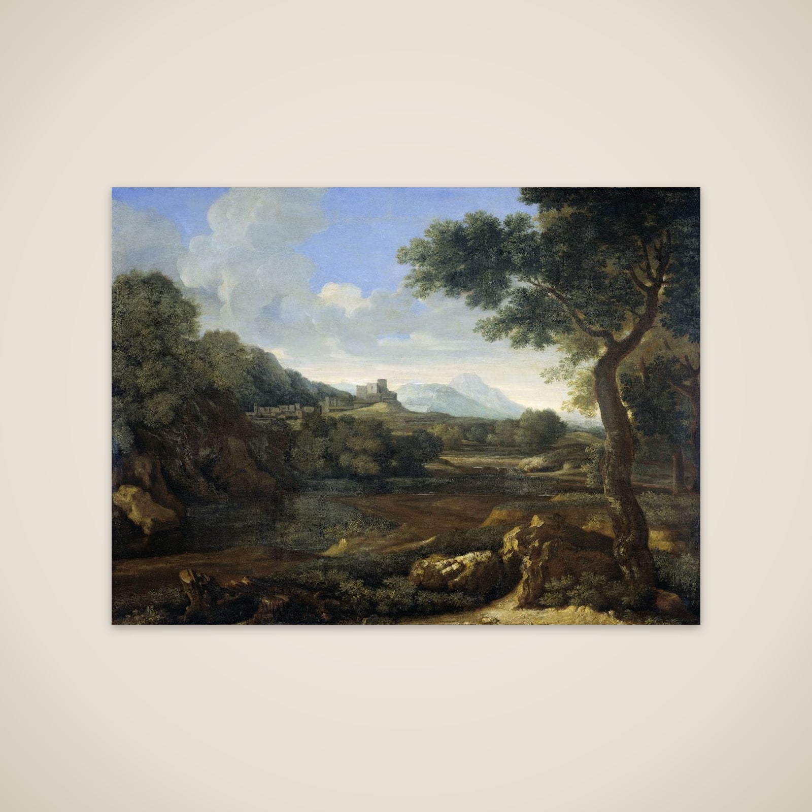 Landscape unframed print