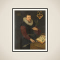 Portrait of a Botanist framed