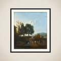 Landscape with Mule Driver framed