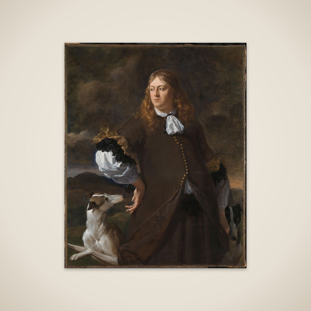Joan Reynst (1636-95), Lord of Drakenstein and Vuursche, Captain of the Amsterdam Militia in 1672 unframed print