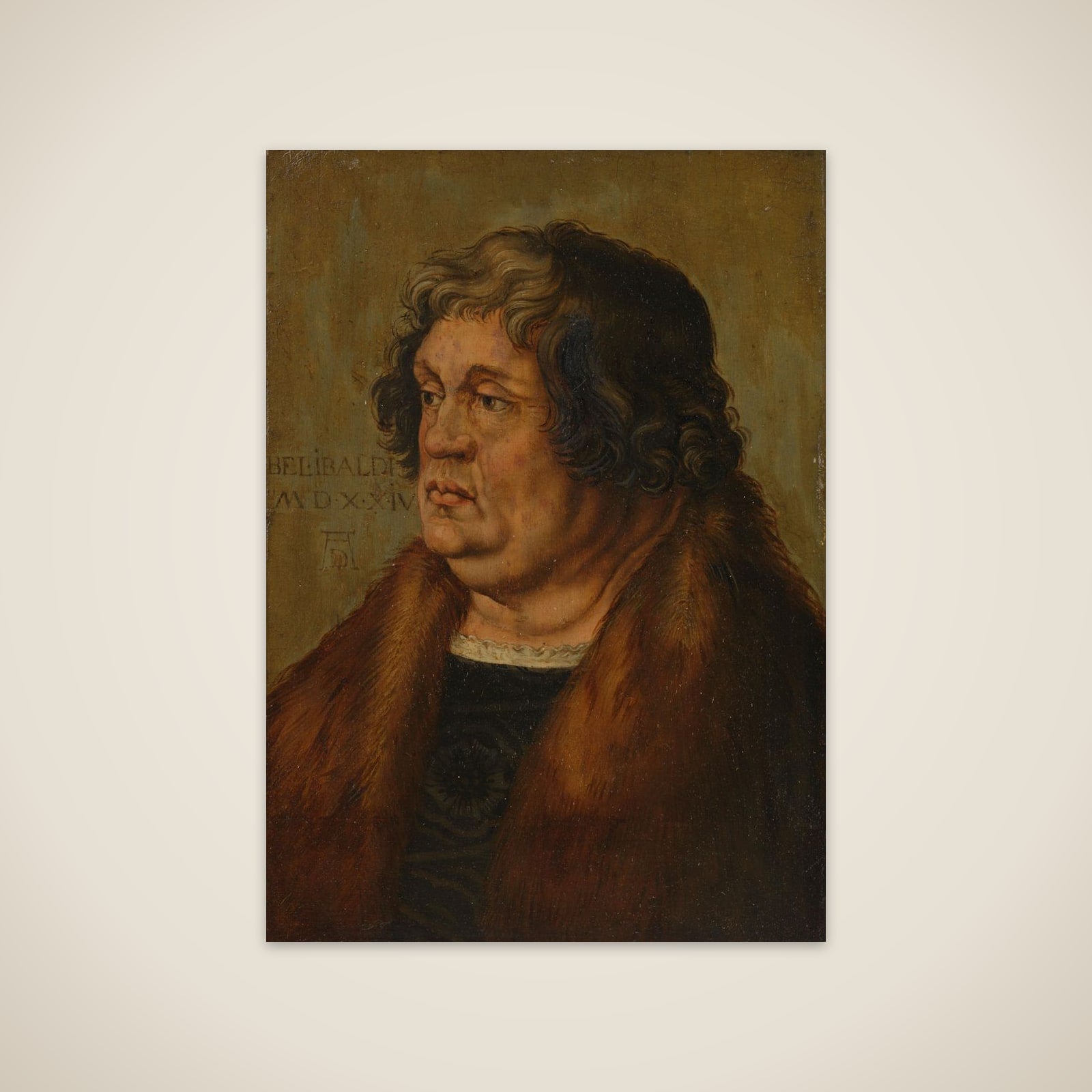 Willibald Pirckheimer (1470-1530) unframed print