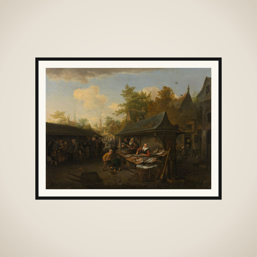Fish Market framed