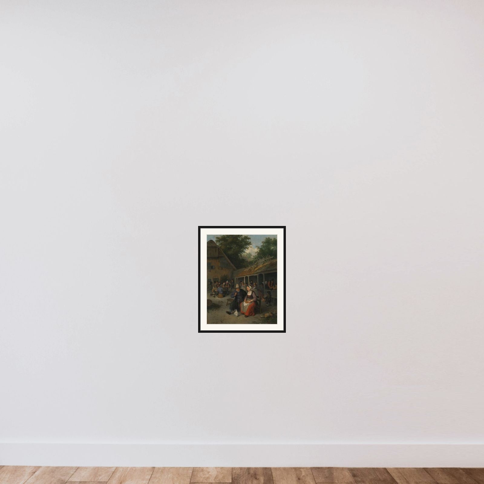 Country Inn framed — shown to scale