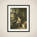 A Mother with her Children framed