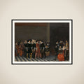 A Wedding Feast, Traditionally Called 'The Wedding of Adriaen Ploos van Amstel and Agnes van Bijler', 1616 framed