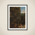 Men Bathing framed