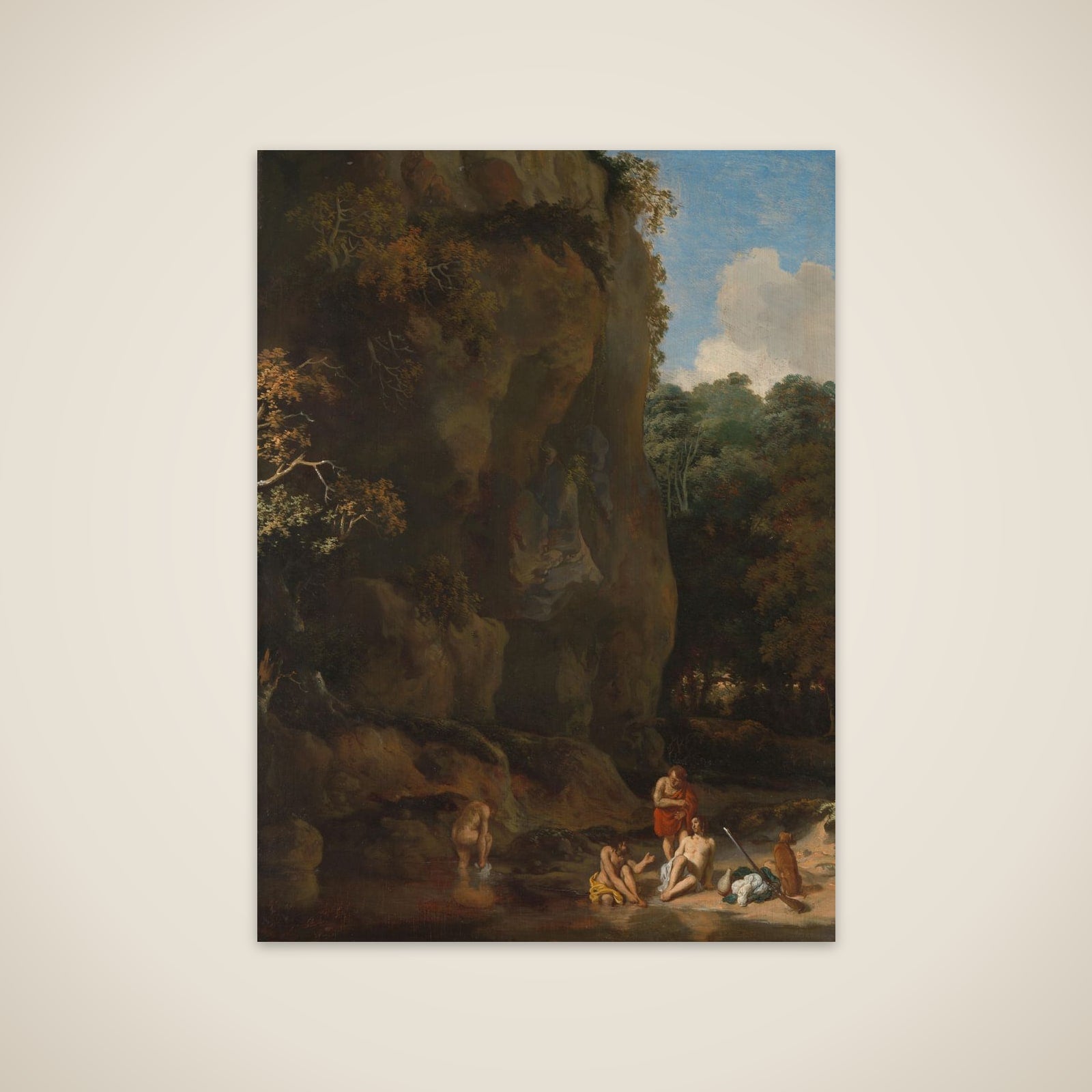 Men Bathing unframed print