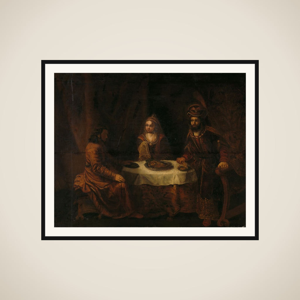 The Wrath of Ahasuerus framed