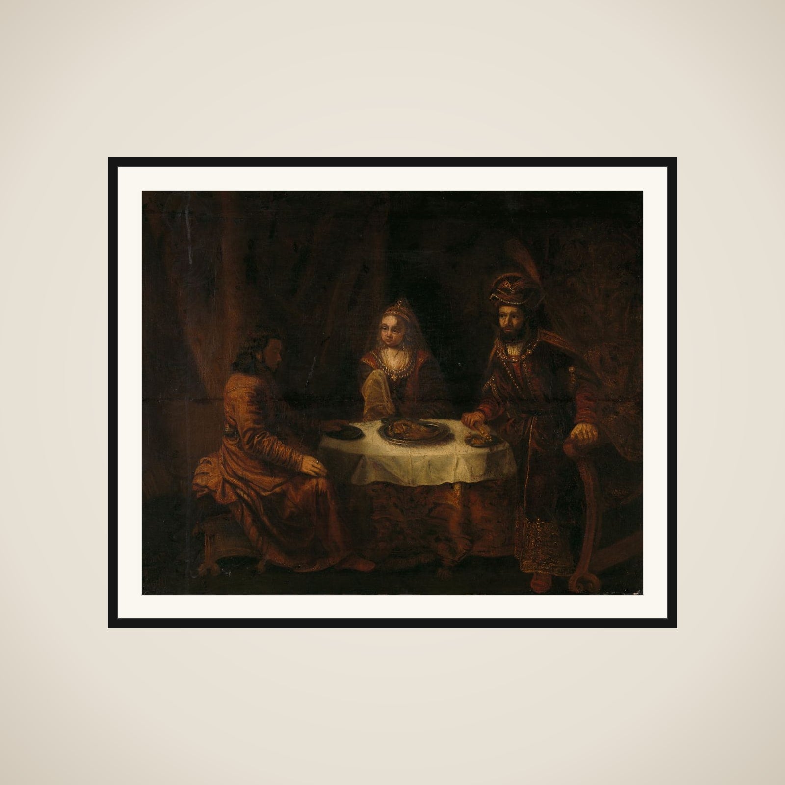 The Wrath of Ahasuerus framed