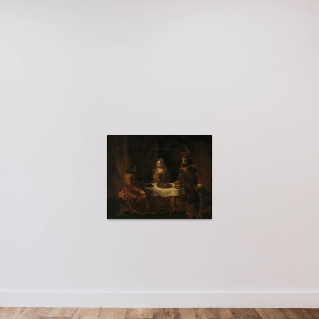 The Wrath of Ahasuerus unframed — shown to scale