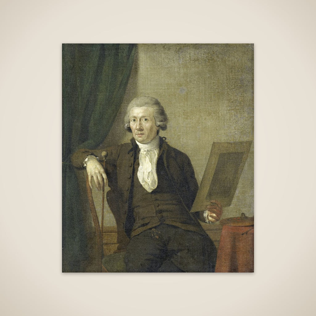 Egbert van Drielst (1745-1818), Painter unframed print