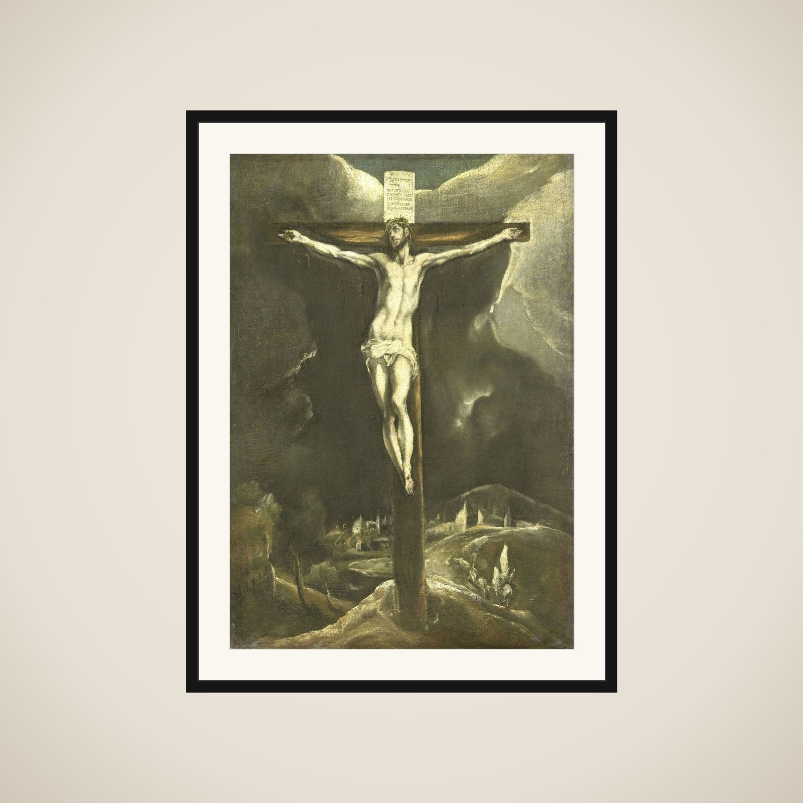 Christ on the Cross framed