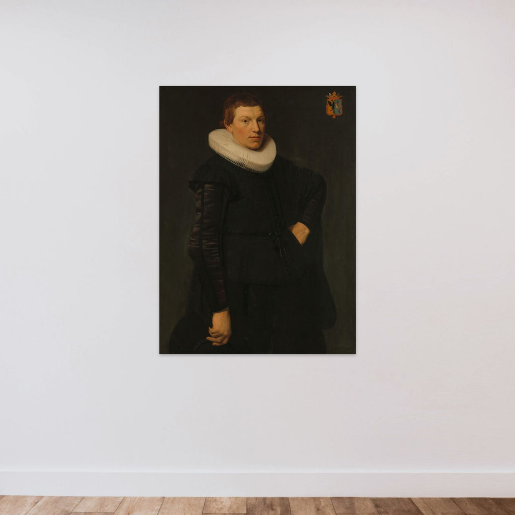 Reinier Ottsz Hinloopen (geb 1609). Merchant of Hoorn unframed — shown to scale