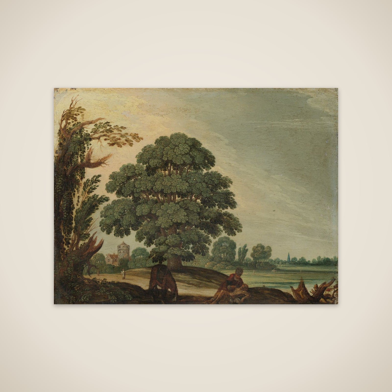 Landscape with the Good Samaritan unframed print