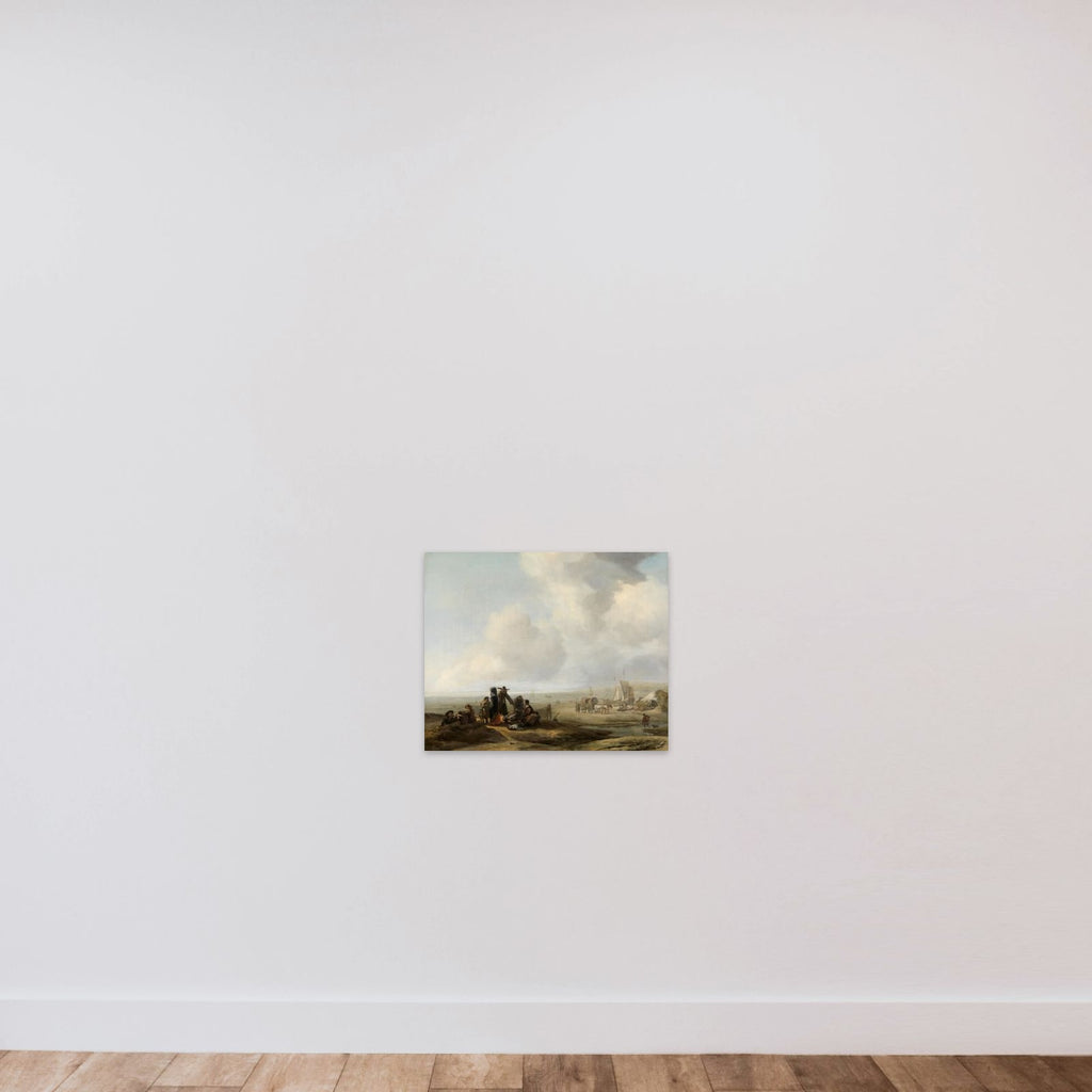View on the Beach unframed — shown to scale