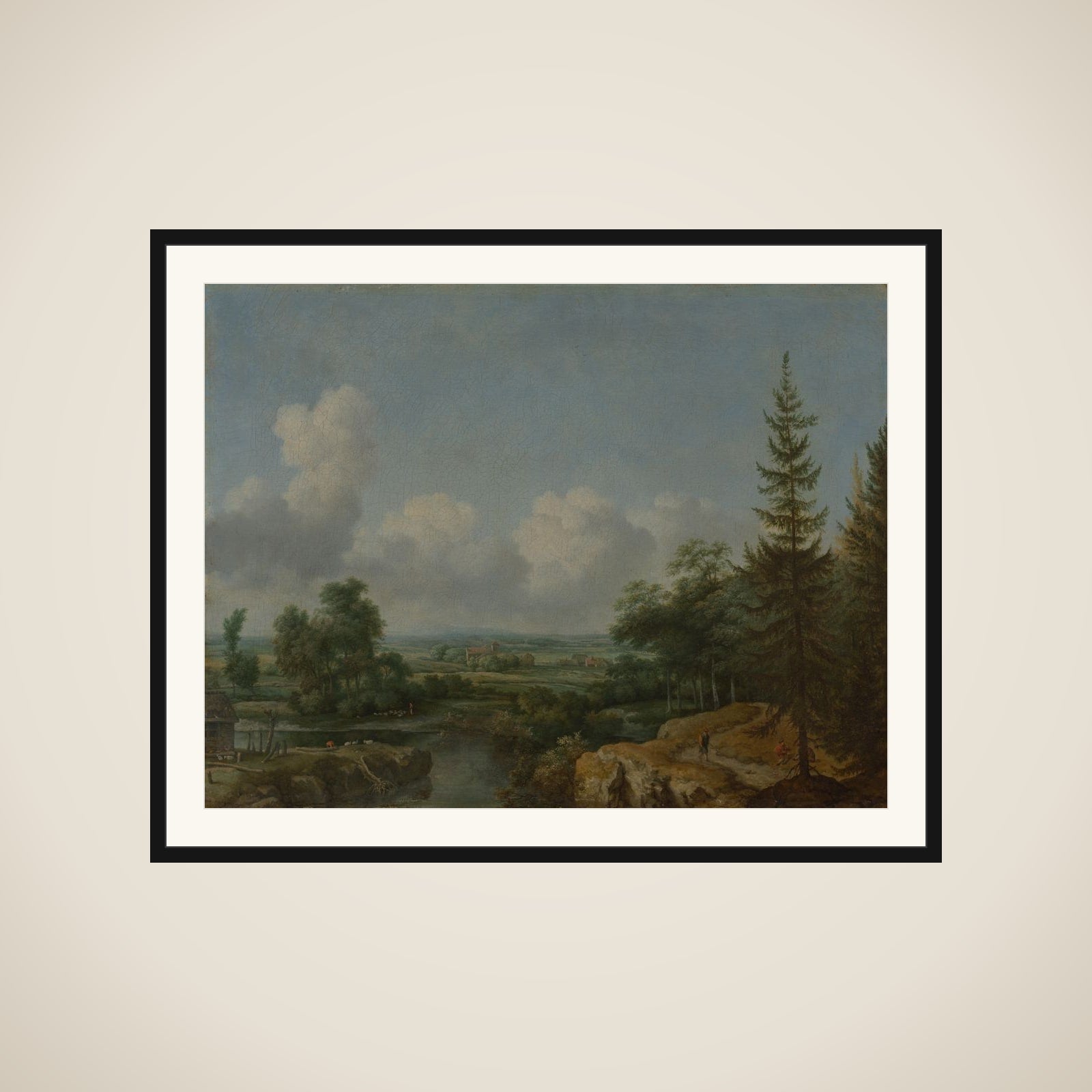 Swedish Landscape framed