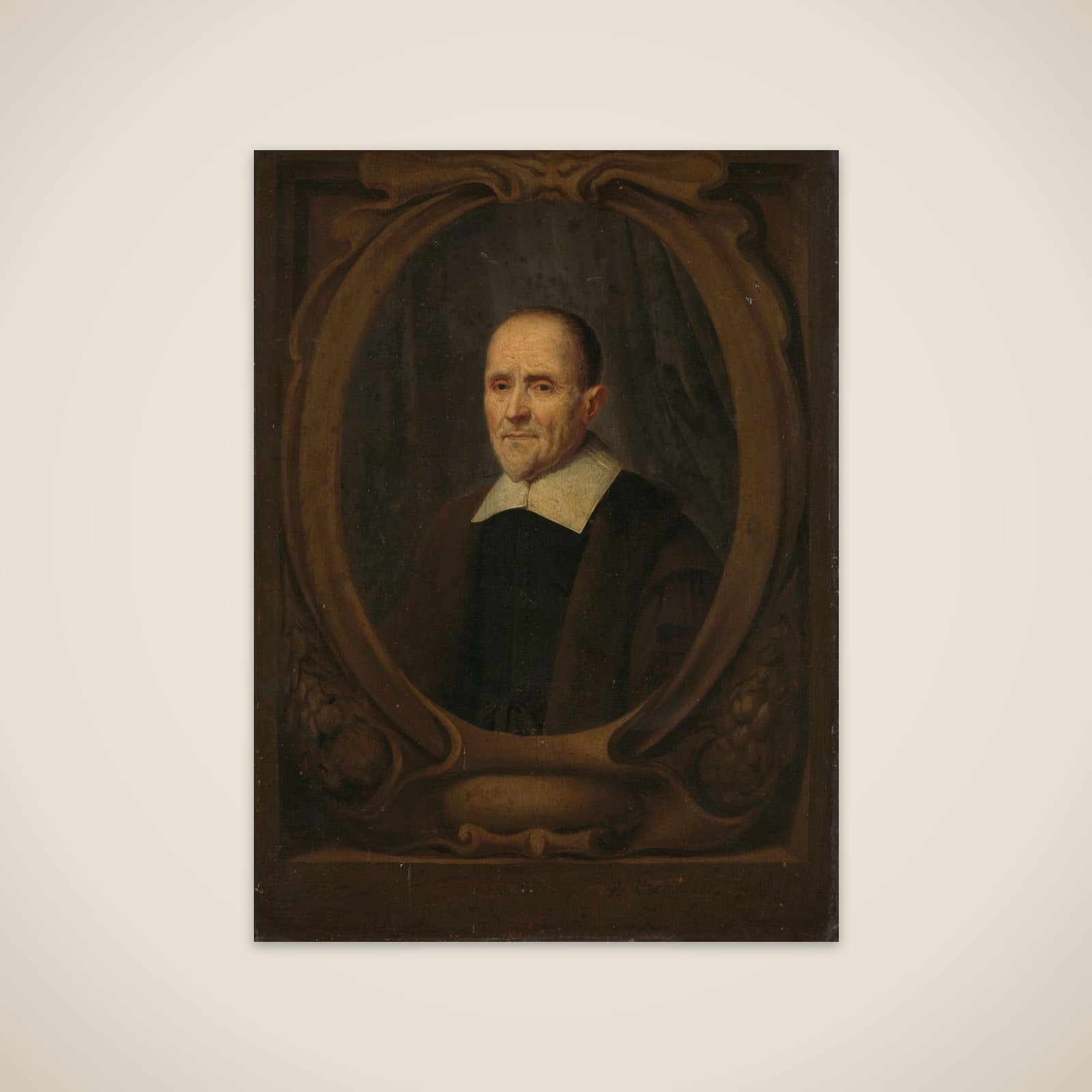 Portrait of Cornelis Fransz Eversdijck (1586-1666) unframed print
