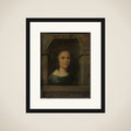 Portrait of Maria Eversdijck (1627/28-1674) framed