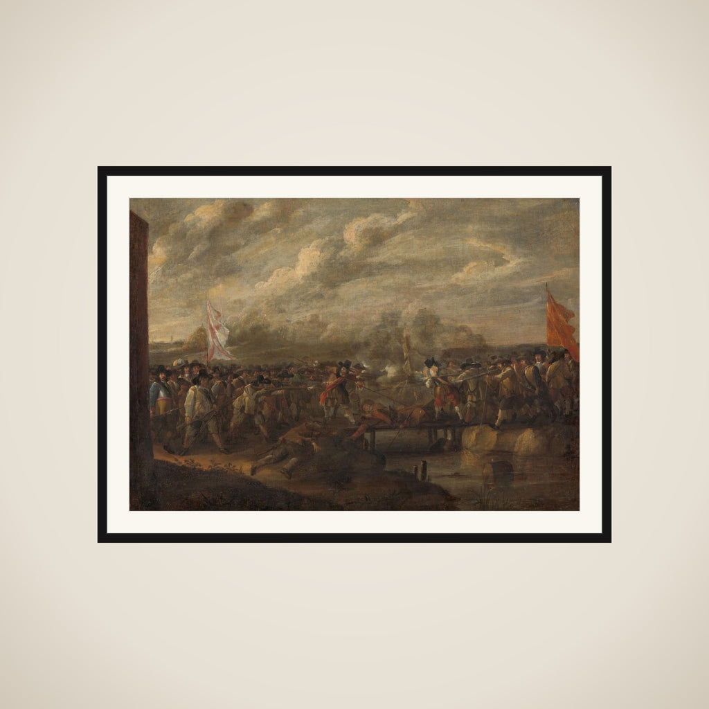 Infantry Skirmish in the Eighty Years War framed
