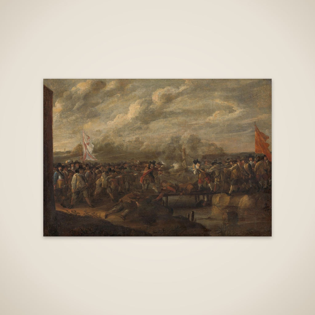 Infantry Skirmish in the Eighty Years War unframed print