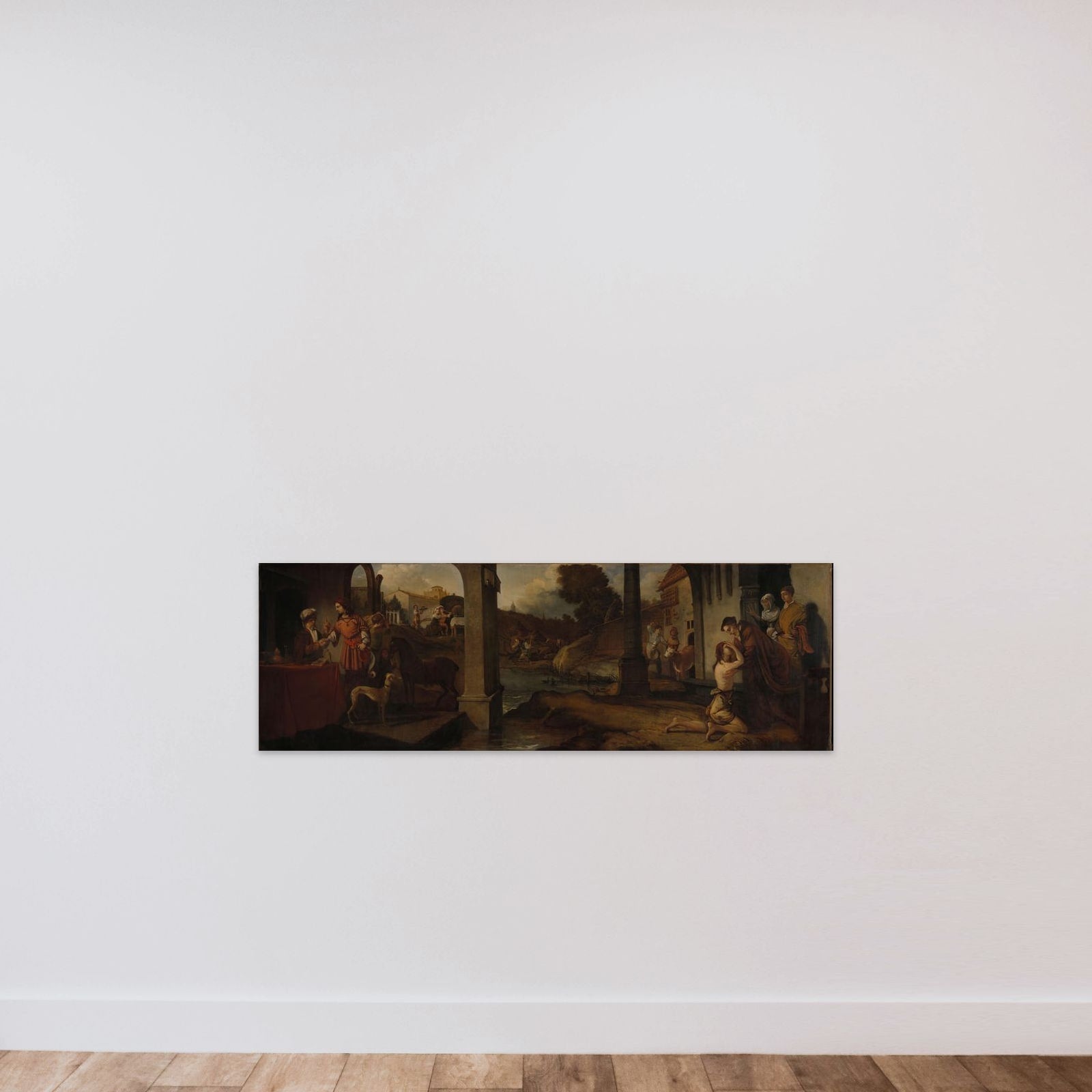 The Prodigal Son unframed — shown to scale