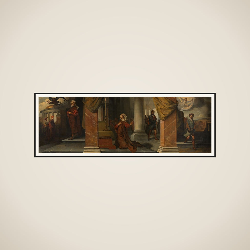 The Pharisee and the Publican framed