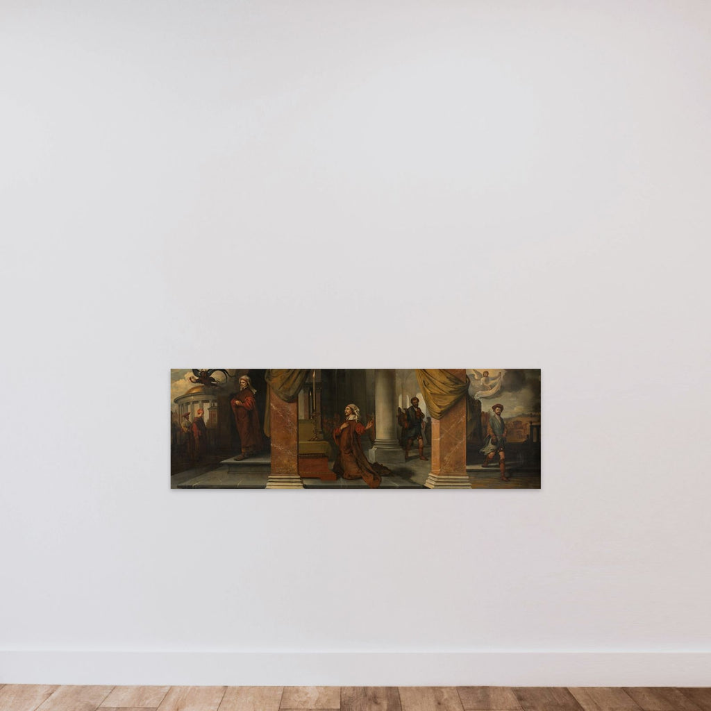 The Pharisee and the Publican unframed — shown to scale