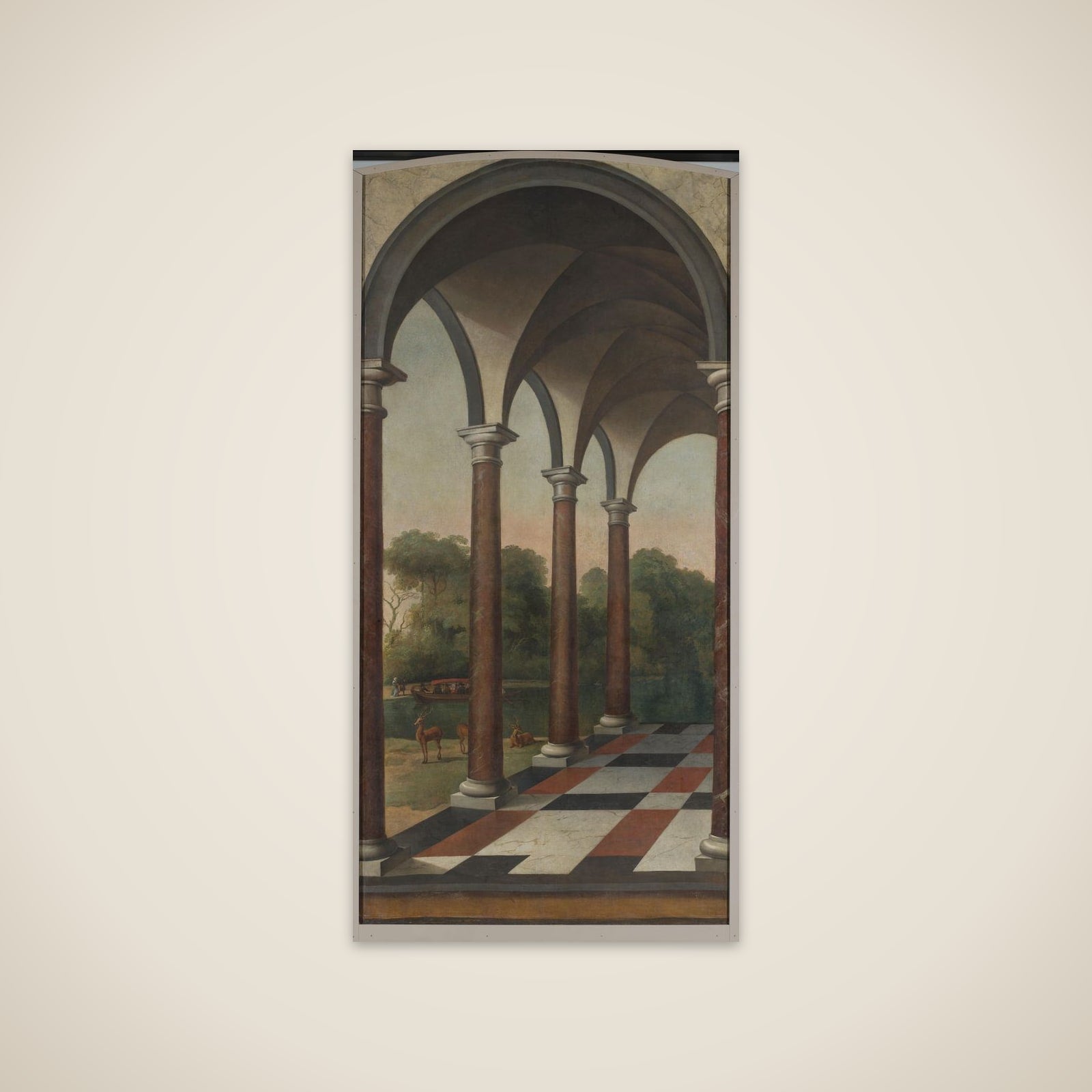 Colonnade giving onto a Park unframed print