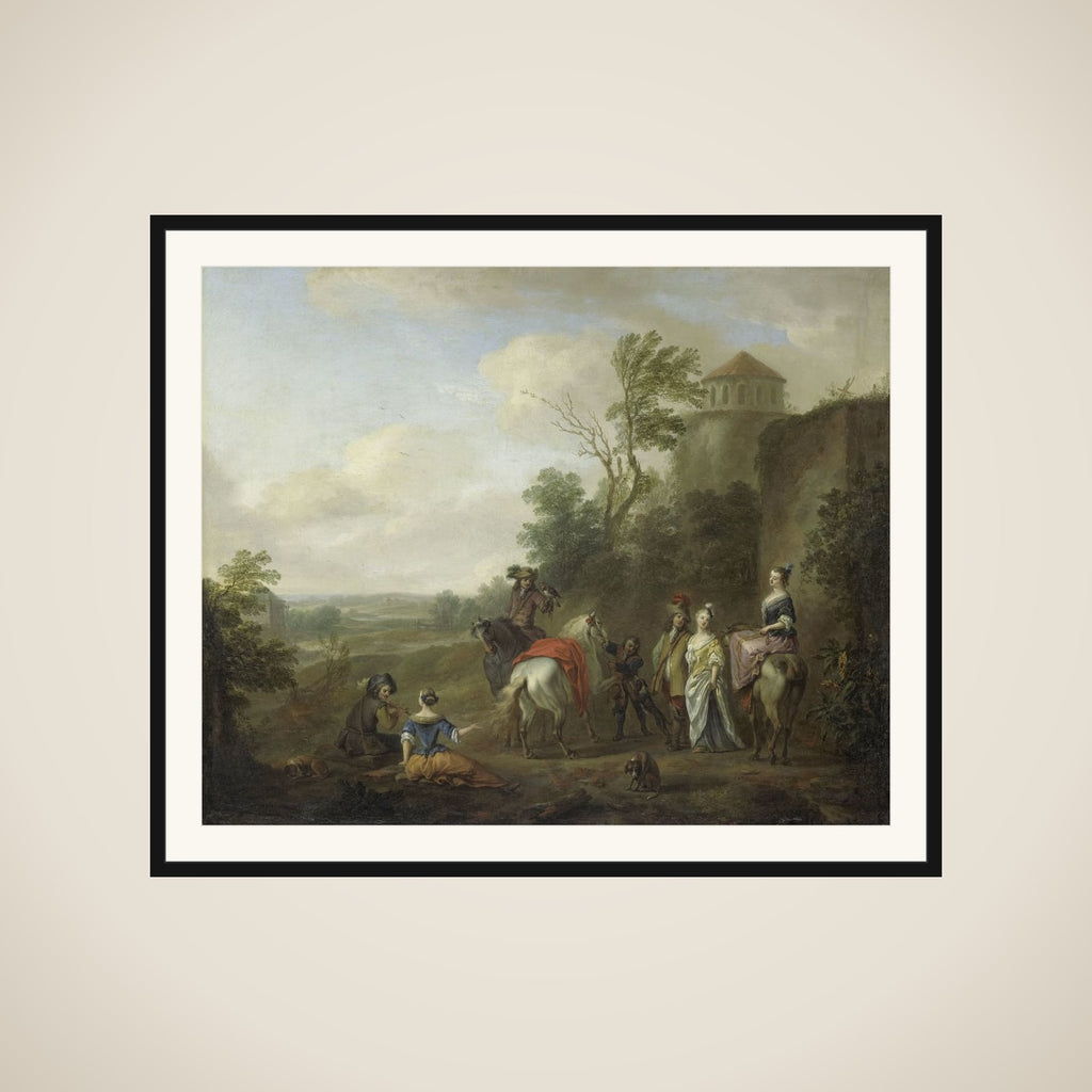 A Hunting Party framed