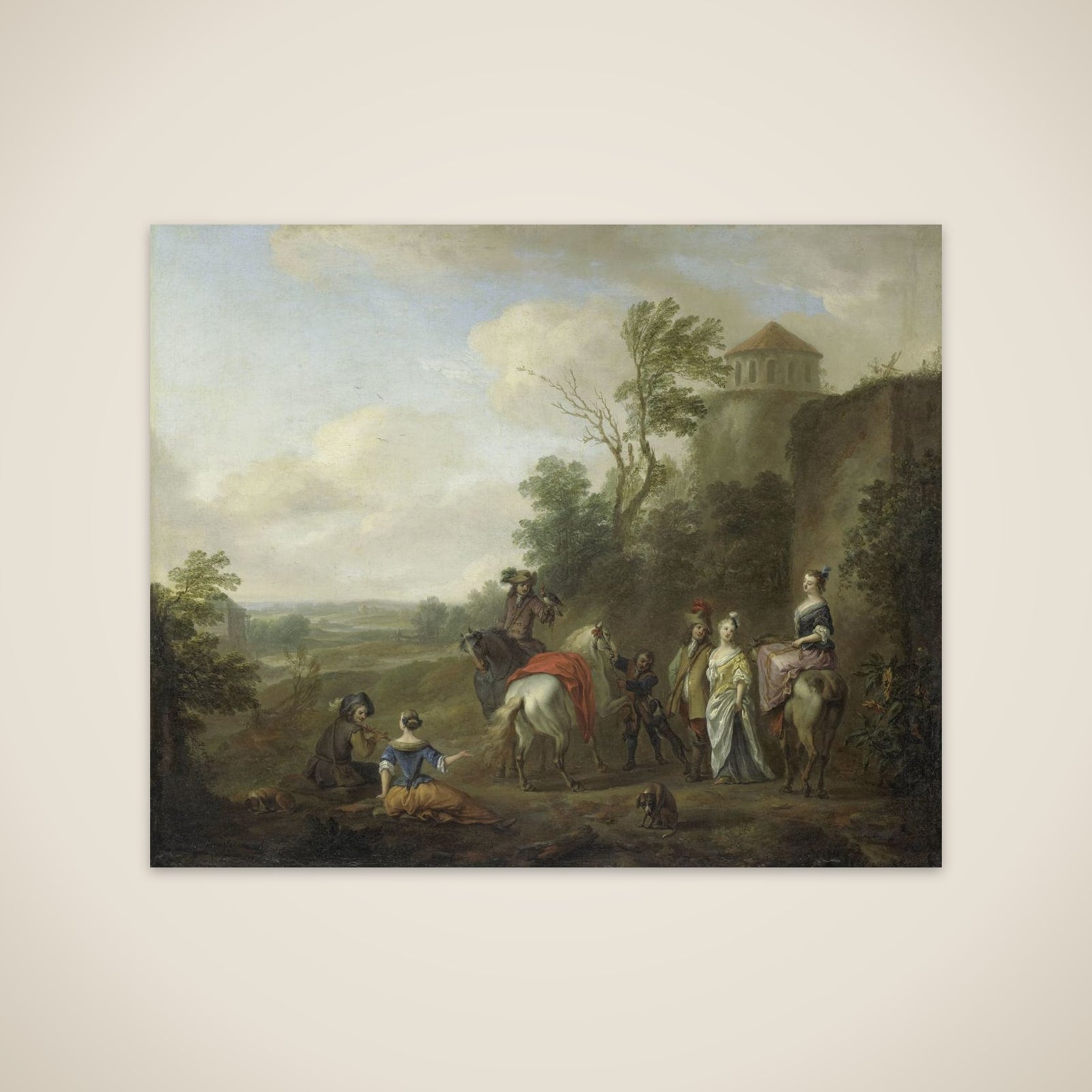 A Hunting Party unframed print