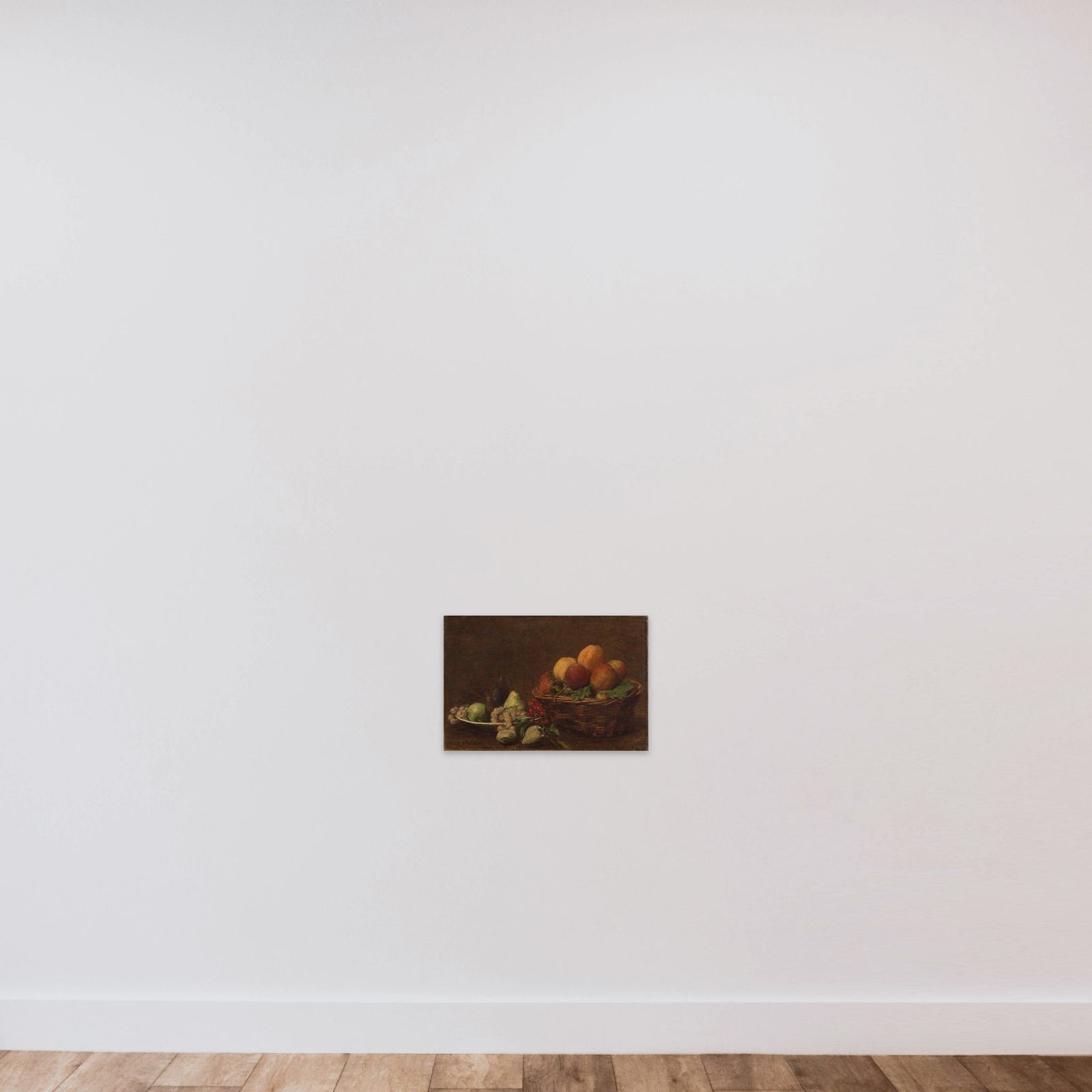 Still Life with Fruit unframed — shown to scale