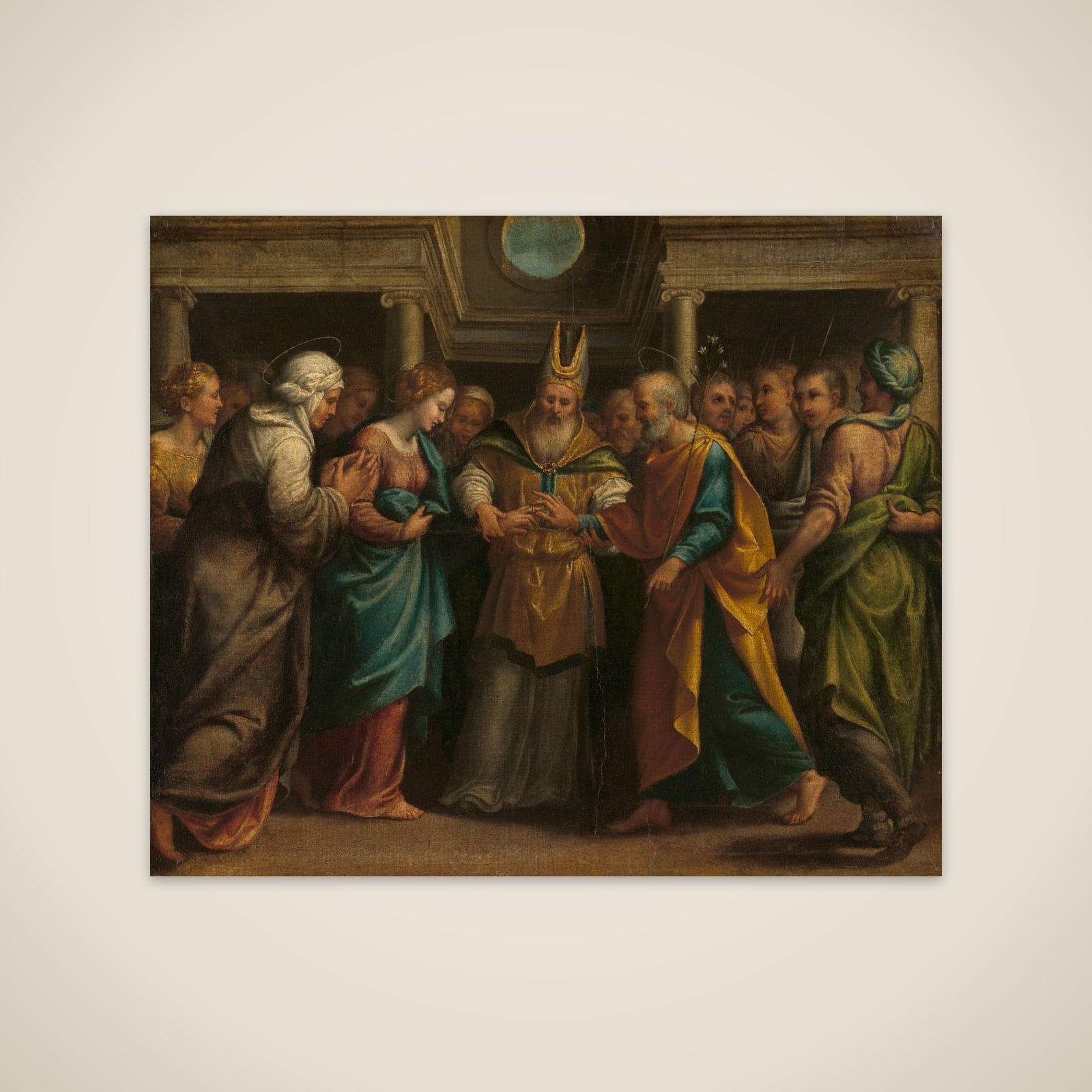 Marriage of Mary and Joseph unframed print