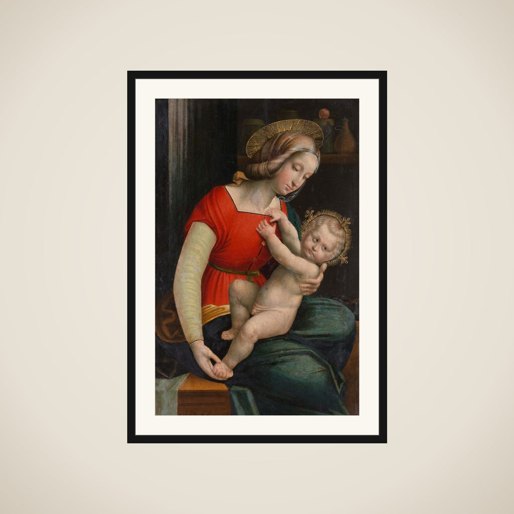 Madonna and Child framed