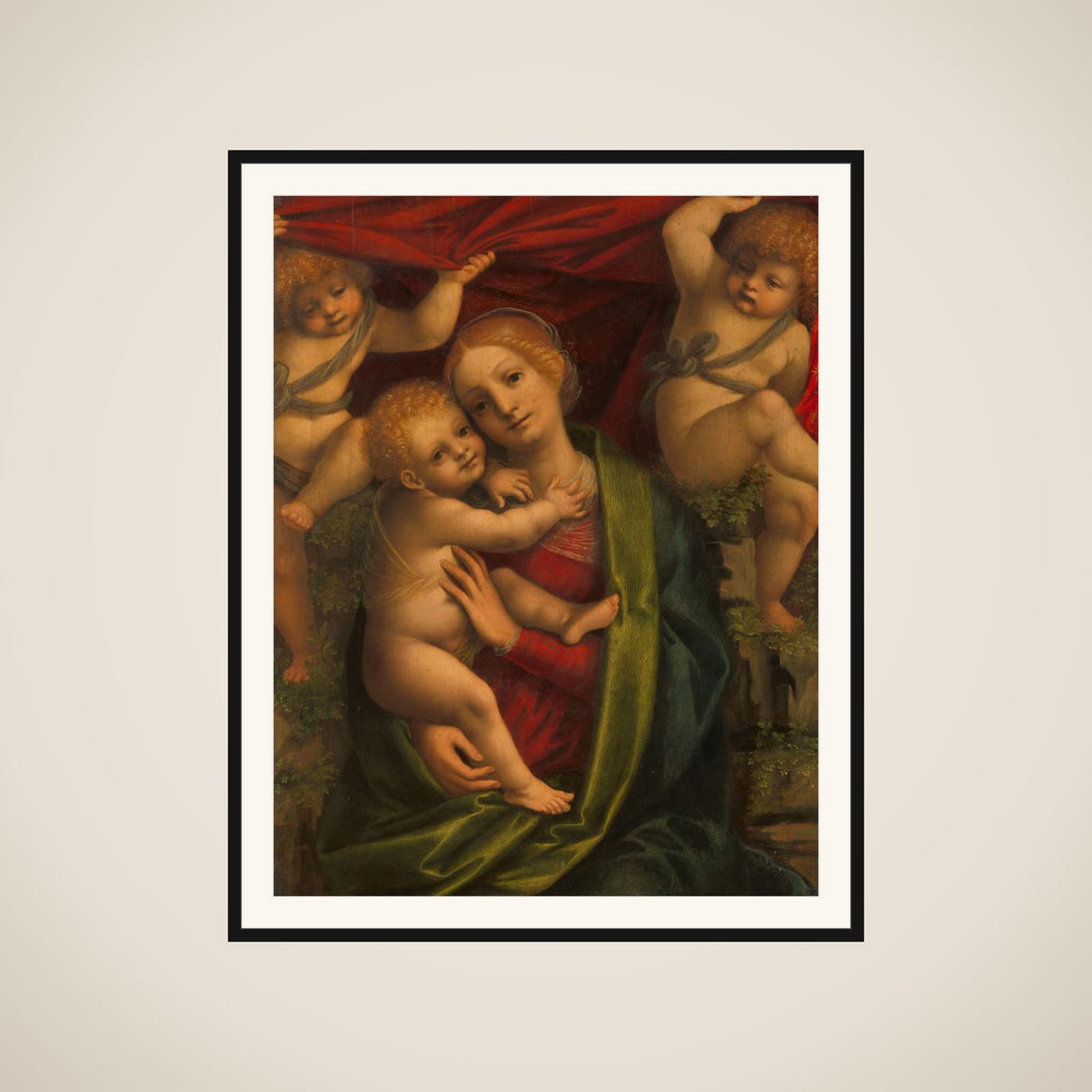 Madonna and Child framed
