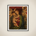 Madonna and Child framed