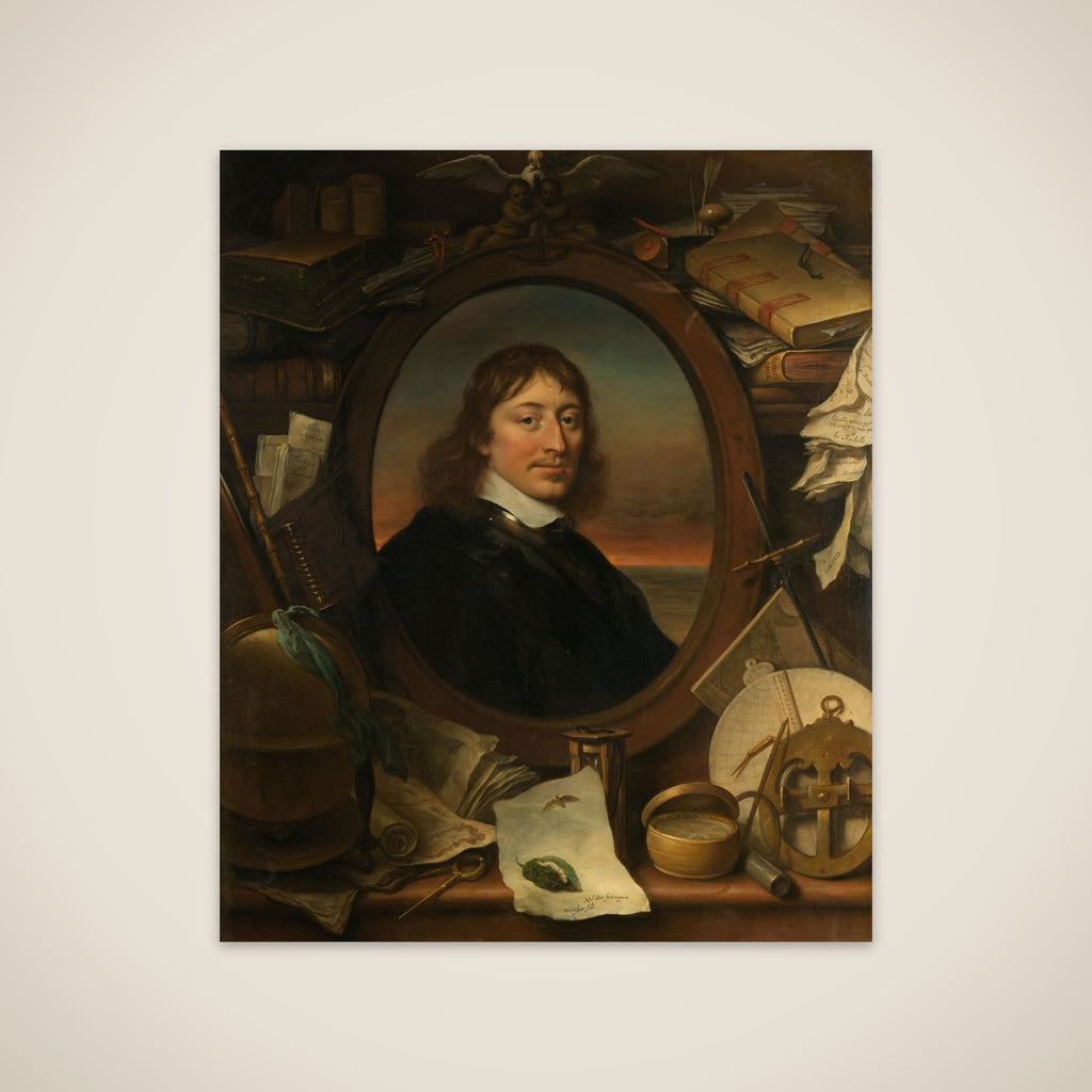 Portrait of Gerard Pietersz Hulft (1621-1656), First Councilor and Director-General of the Dutch East India Company unframed print
