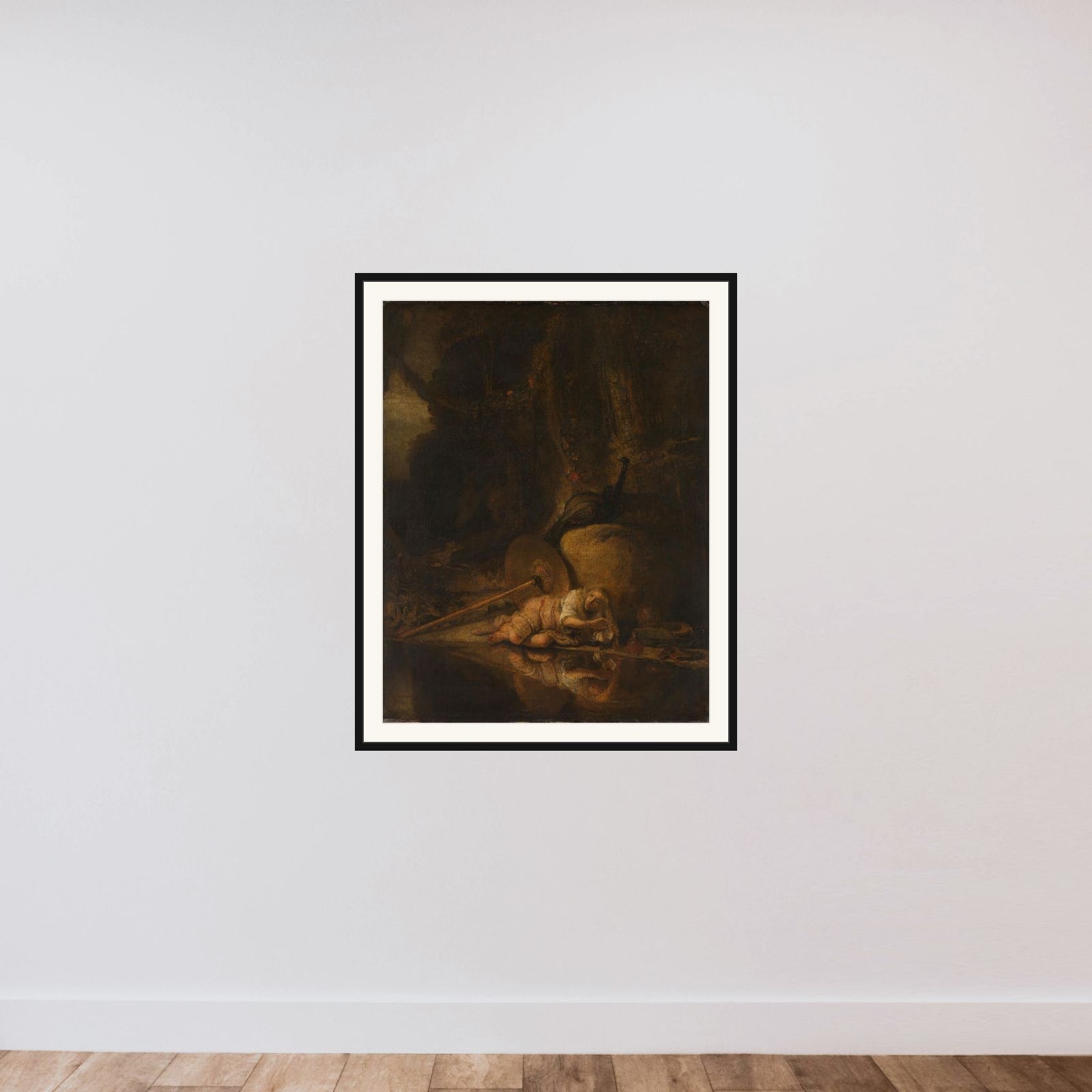 Hera Hiding during the Battle of the Gods and Giants framed — shown to scale