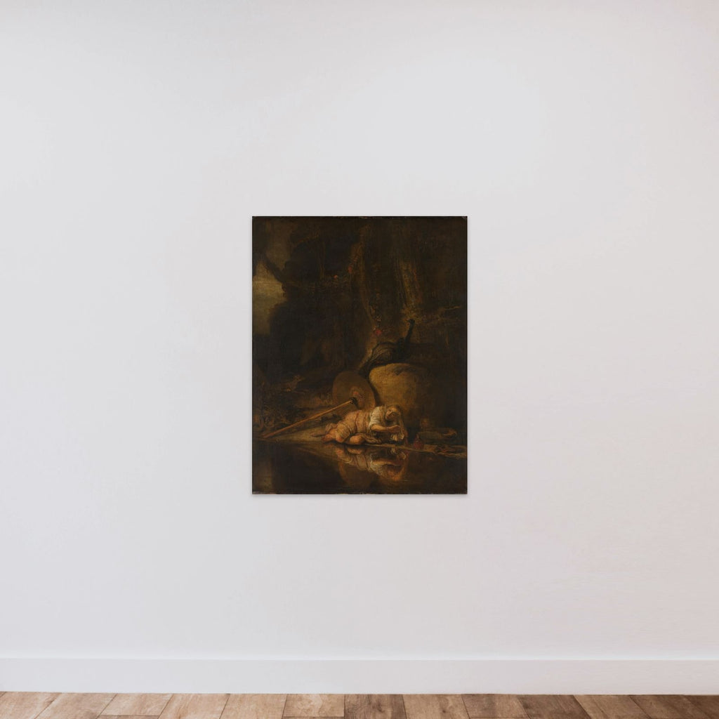 Hera Hiding during the Battle of the Gods and Giants unframed — shown to scale