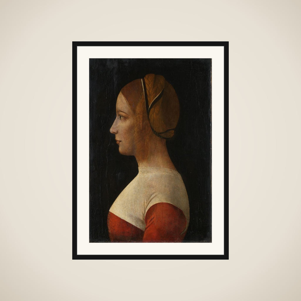 Portrait of a young Woman framed