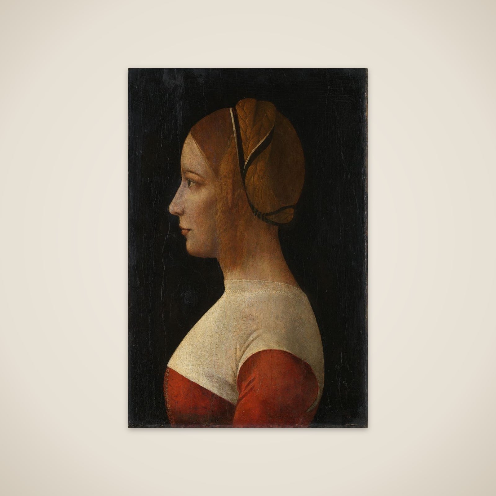 Portrait of a young Woman unframed print