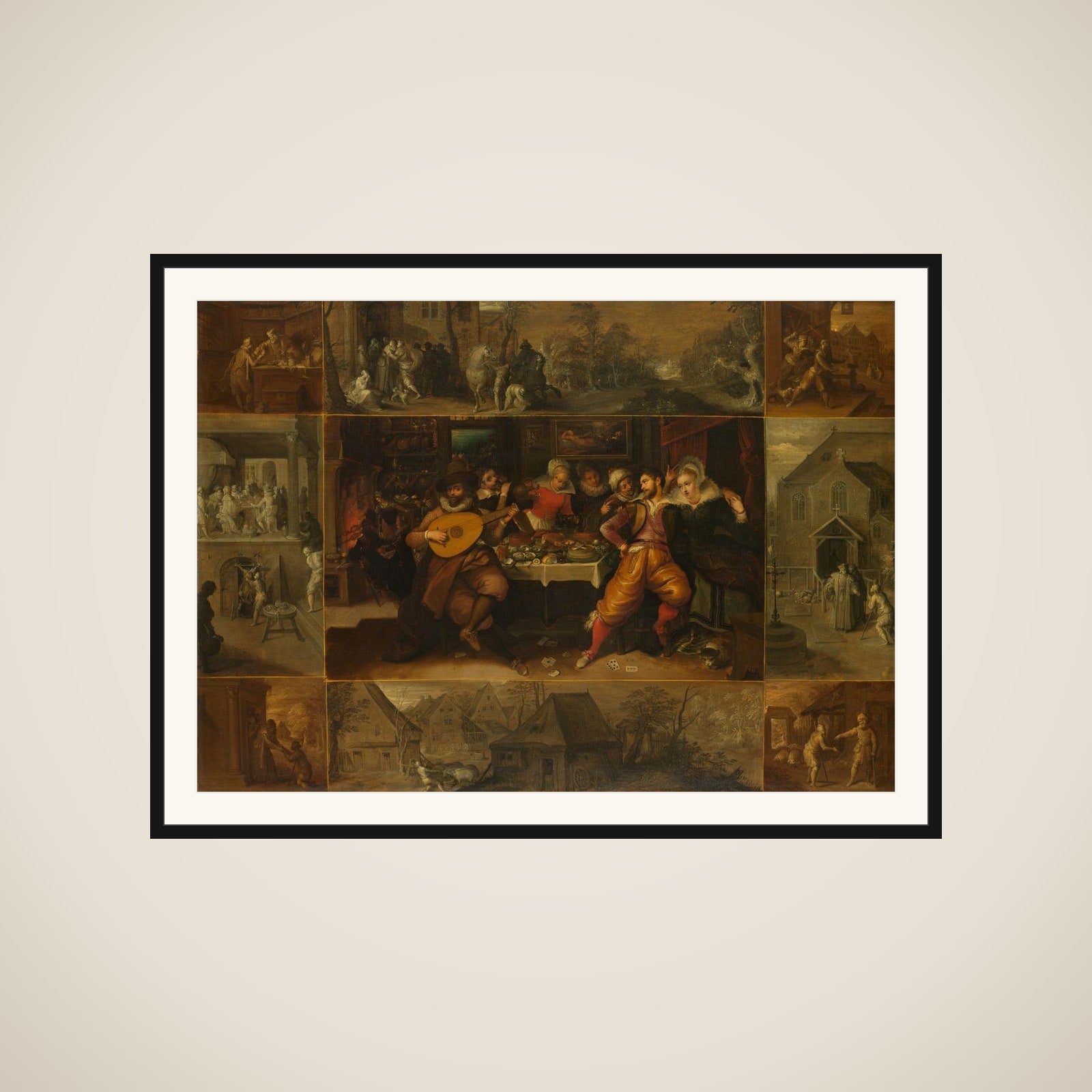 The Parable of the Prodigal Son framed