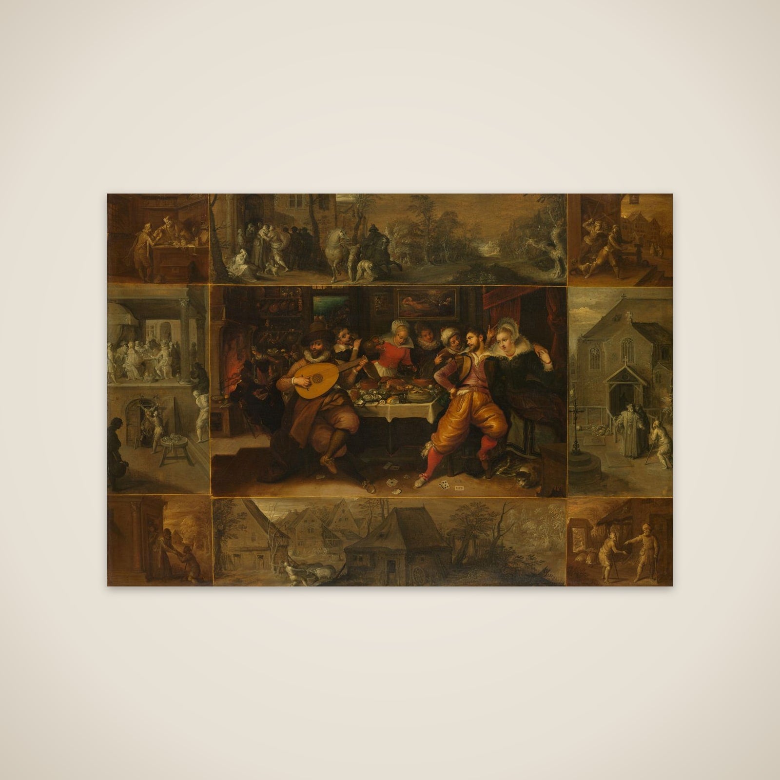 The Parable of the Prodigal Son unframed print