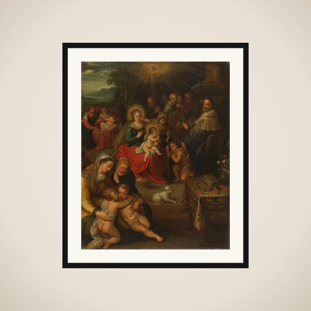 The Holy Kinship framed