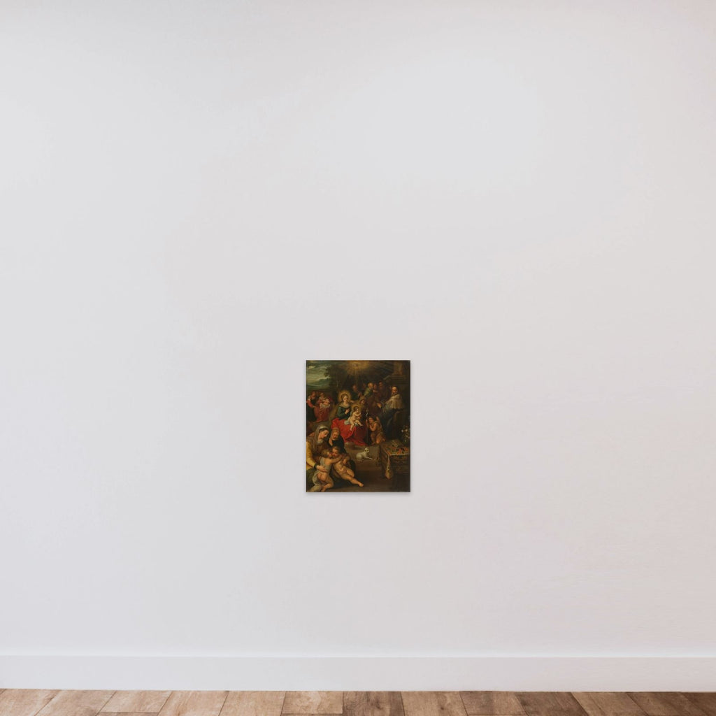 The Holy Kinship unframed — shown to scale