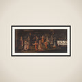 Vow of the Pheasant (Philip the Good and Isabella at the Feast of the Pheasant in Lille in 1454) framed